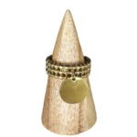 Bague Médaillon Doré