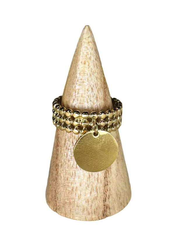 Bague Médaillon Doré