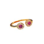 Bague Énigme Aurique Rubis