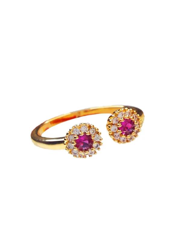 Bague Énigme Aurique Rubis