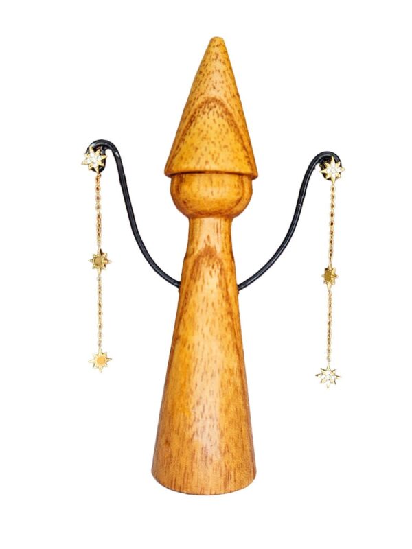 Boucles d'Oreilles Étoiles Scintillantes
