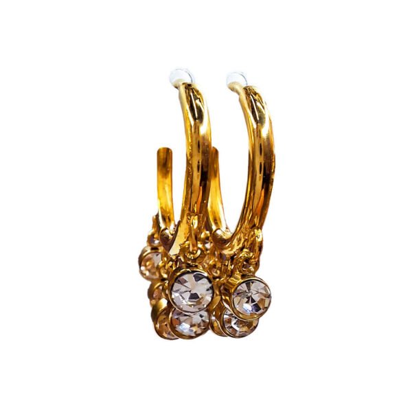 Boucles d'Oreilles Aurore de Cristal