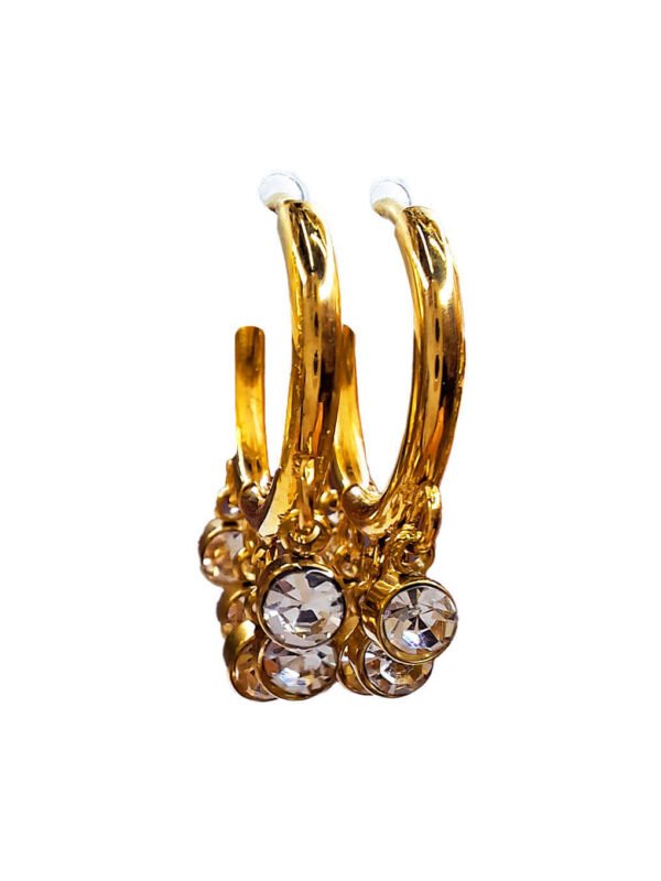 Boucles d'Oreilles Aurore de Cristal