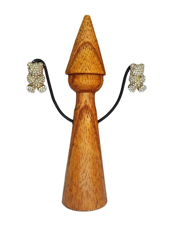 Boucles d'Oreilles Ours Étincelant