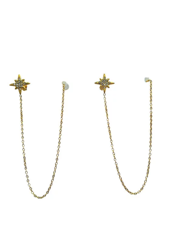 Boucles d'Oreilles Étoile Chatoyante