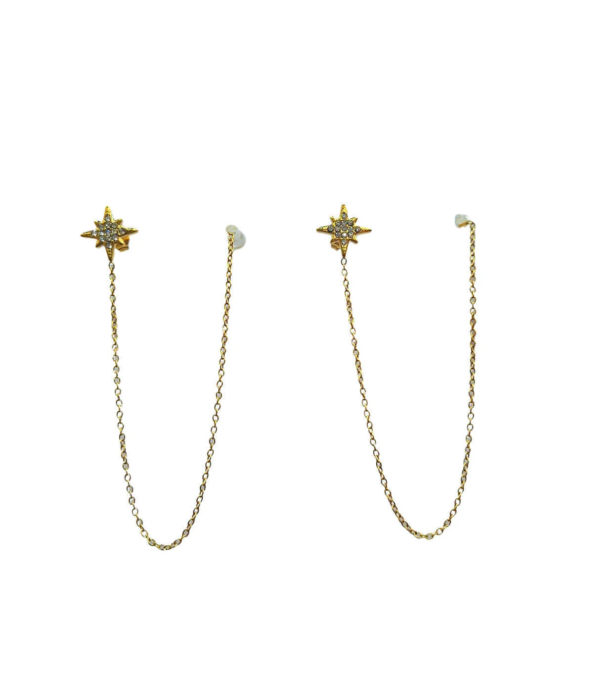 Boucles d'Oreilles Étoile Chatoyante