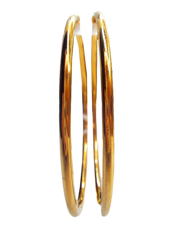 BO-50-GOLD Boucles d'Oreilles Créoles Gold 50