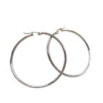 Boucles d'Oreilles Créoles Silver 50