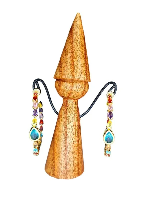 Boucles d'Oreilles Arc-en-Ciel Lumineux