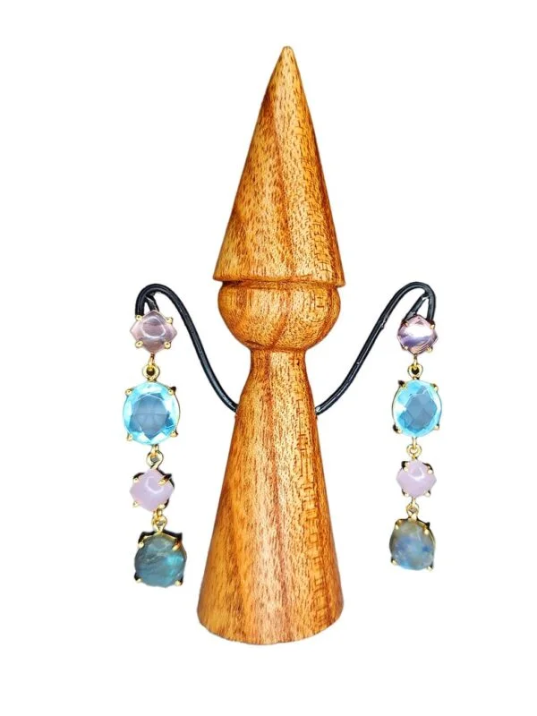 Boucles d'Oreilles Brise Azurée