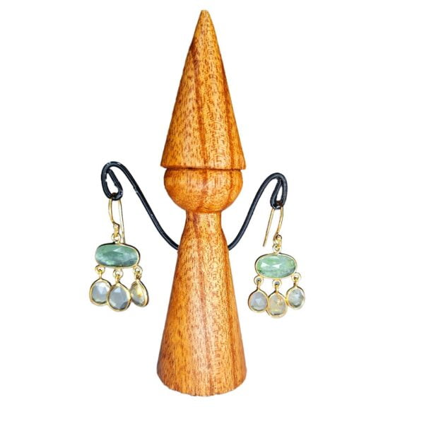Boucles d'Oreilles Gemmes Lustrées