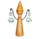 Boucles d'Oreilles Arbre de Vie Azuré
