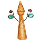 Boucles d'Oreilles Gemmes Enchantées