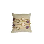 Bracelet Multi Gemstone Symphony Purple