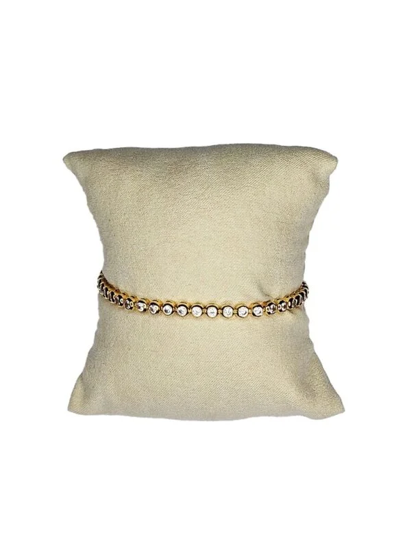 Bracelet Cercle Précieux Serti Clos