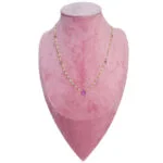 Collier Milky Aqua Améthyste