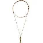 Collier Poséidon Long Strass Multicolore