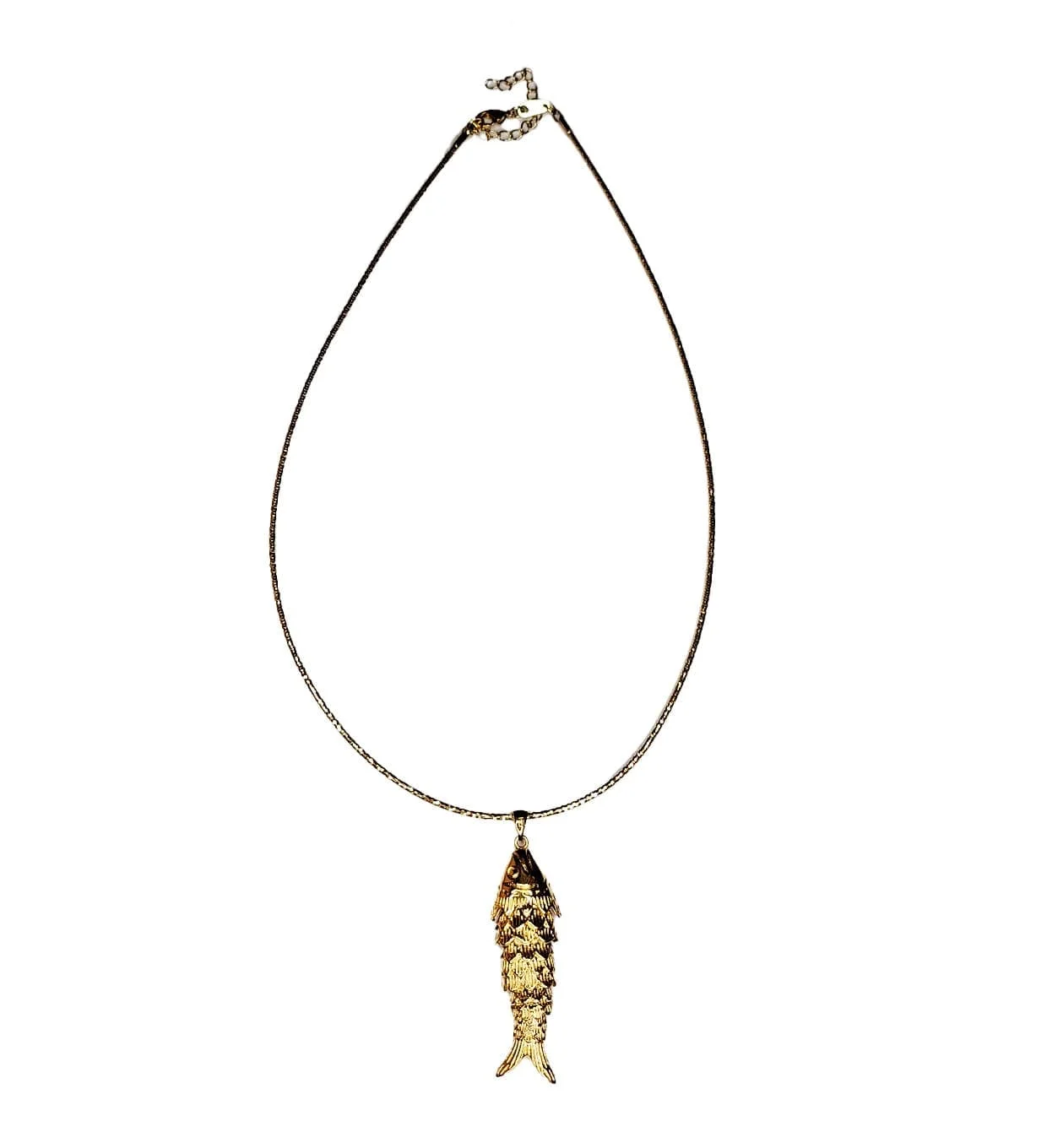 Collier Rigide + Pendentif Poséidon Doré