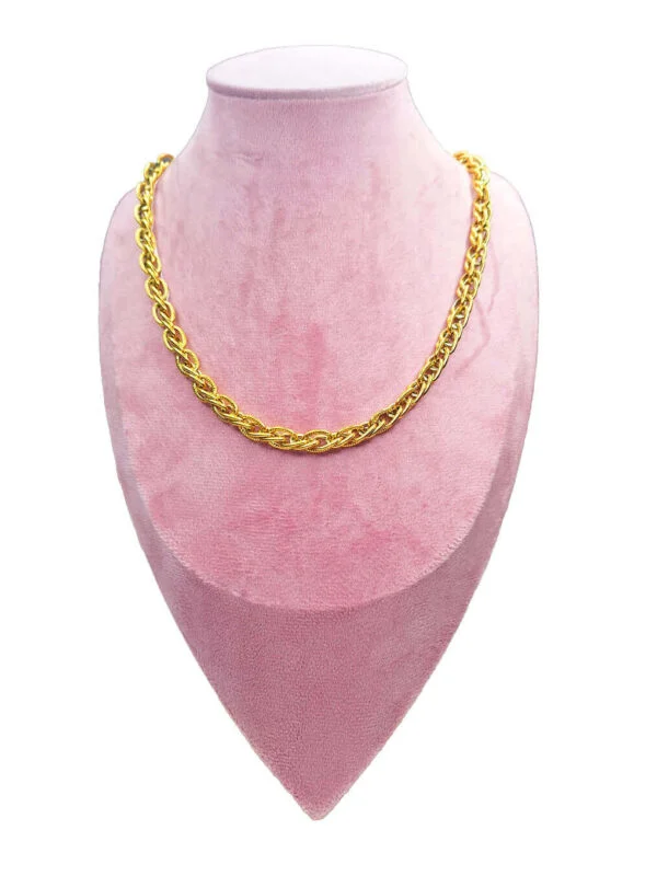 Collier Chaîne Ondulée Dorée
