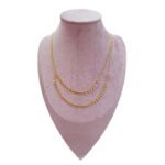 Collier Double Chaines Aztec