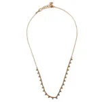 Collier Boules Dorées