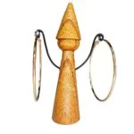 Boucles d'Oreilles Lueur Bronze Large