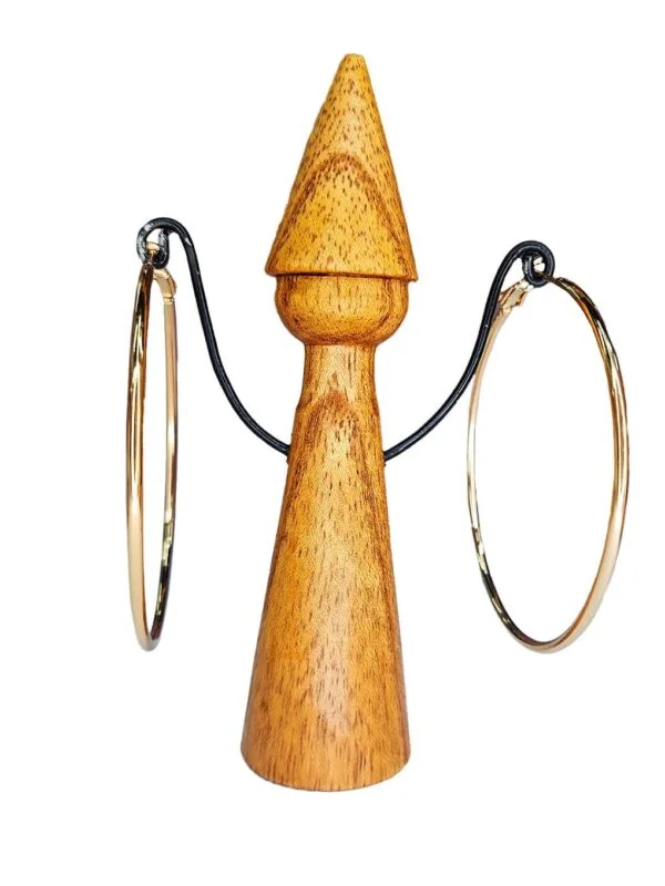 CREO-APRIZO-LARGE Boucles d'Oreilles Lueur Bronze Large