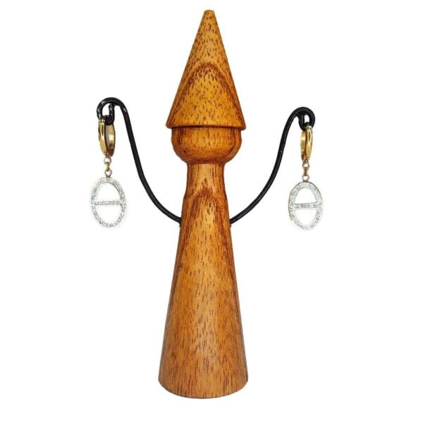 Boucles d'Oreilles Cercle Etincelant 