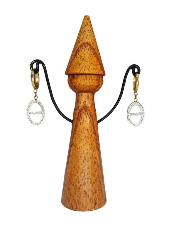 Boucles d'Oreilles Cercle Etincelant 